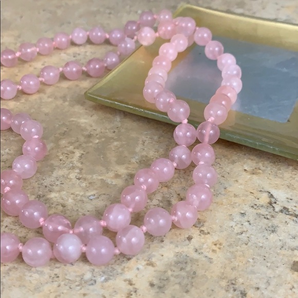 Pink Beaded Necklace main image 1